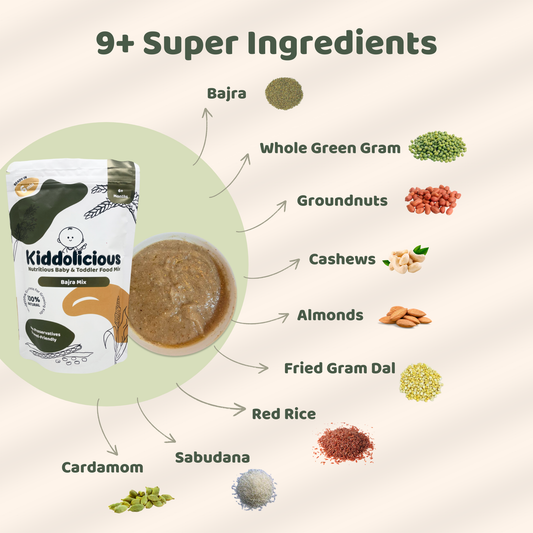 Bajra Porridge Mix for 6+ Months | No Salt | No Added Sugar