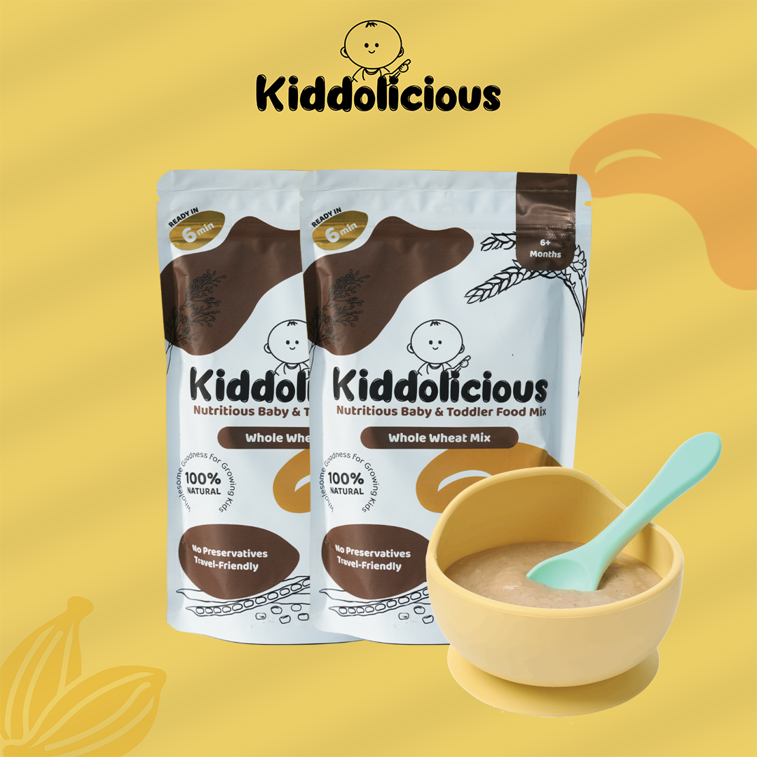 KIDDOLICIOUS Whole wheat Mix - Pack of 2
