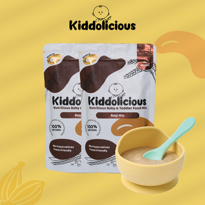 Ragi Porridge Mix for Babies - Kiddolicious